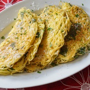 Froġa Tat-Tarja (Fried Omelette With Vermicelli Pasta)