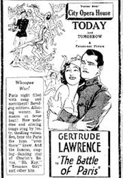 The Battle of Paris (1929)