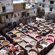 Fes and Its Tanneries, Morocco