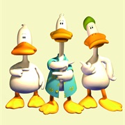 Ed, Oly and Waddle