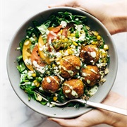 Sweet Potato Falafel Salad