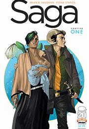 Saga by Brian K. Vaughan and Fiona Staples
