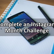 Complete an Instagram Month Challenge