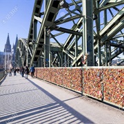 Hohenzollern Bridge Love Locks, Cologne