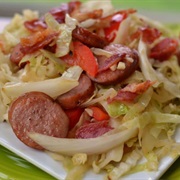 Sausage and Cabbage Stir-Fry
