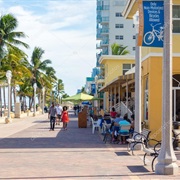 Hollywood Beach Boardwalk, Miami, Florida