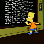 Yelling "She's Dead" During Roll Call