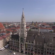 Neo-Gothic Rathaus, Munich, Germany