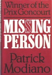 Missing Person (Patrick Modiano)