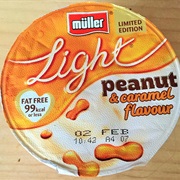 Peanut and Caramel Yoghurt