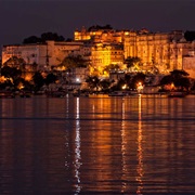 The City Palace and the Lake Palace