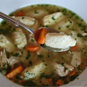German Dumpling Soup