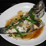 Steamed Sea Bass