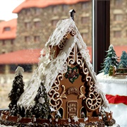 Actual Gingerbread House Competition