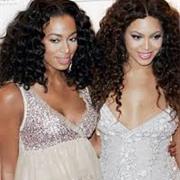 Beyonce and Solange Knowles