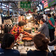 Eat Korean Street Food in Seoul