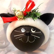 Black Cat Ornament