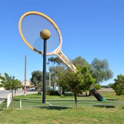 World's Largest Tennis Racket, Barellan, New South Wales