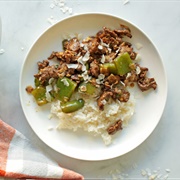 Pepper Steak With Coconut