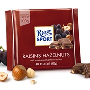 Raisin and Hazelnut Chocolate