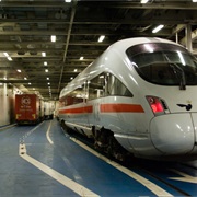 Train Ferry Experience (Denmark-Germany)