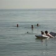 Floating Out to Sea on a Lilo