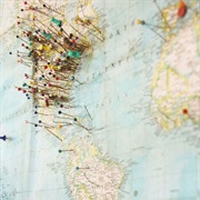 Mark All Places You Have Been