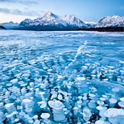 Flammable Ice Bubbles