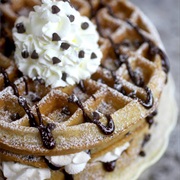 Chocolate Chip Waffles