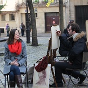 Be Sketched by a Street Artist