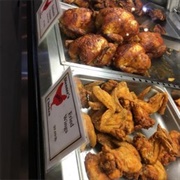 Rotisserie Chicken and Potatoes From Dienner's Bar-B-Q Chicken