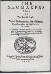 The Shoemaker's Holiday