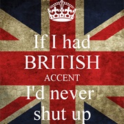 Randomly Starting to Speak in a British Accent