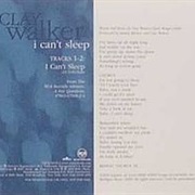 I Can't Sleep - Clay Walker
