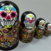 Day of the Dead Nesting Dolls