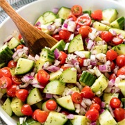 Tomato and Cucumber Salad