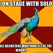 Mouthing Words Backstage