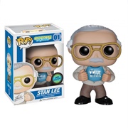 Stan Lee Blue Shirt