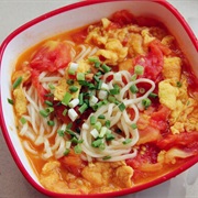 Noodles With Tomato Egg Sauce