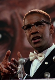Denzel Washington in Malcolm X (1992)