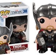 Thor With Hammer and Helmet