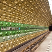 Malostranská Station, Prague, Czech Republic