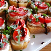 Goat Cheese and Tomato Crostini