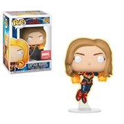 Captain Marvel Flying