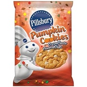 Pillsbury Ready to Bake Pumpkin Cookies With Cream Cheese Flavored Chips
