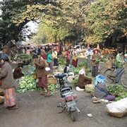 Visiting Zegyo Market in Mandalay, Myanmar