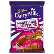 Dairy Milk Marvellous Creations Jelly Popping Beanies Chocolate Block
