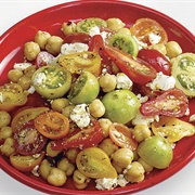 Chickpea Tomato Feta Salad