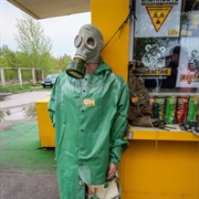 Souvenirs at the Border of the Chernobyl Exclusion Zone