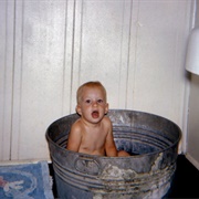 Bathe in Wash Tub